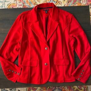 Tommy Hilfiger Bold Red Women's Blazer